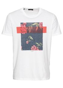 Selected Homme, Herren T-Shirt 'SLHRUBEN', Blau / Rot / Weiß