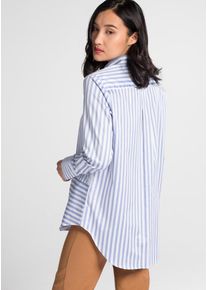 Eterna, Damen Bluse, Hellblau / Wei&szlig;