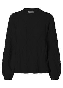 Pieces, Damen Pullover, Schwarz