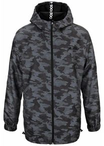 Kangaroos, Herren Windbreaker, Rauchgrau / Schwarz