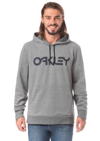 Oakley, Herren B1B Kapuzenpullover, Grau / Schwarz