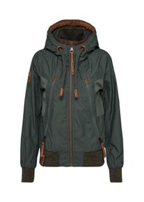 Naketano, Damen Outdoorjacke 'Tiffy du Vogel', Rostbraun / Braunmeliert / Dunkelgrün