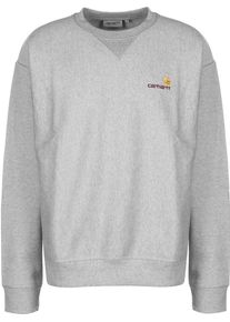 Carhartt Work In Progress Carhartt WIP, Herren Sweatshirt 'American Script', Graumeliert