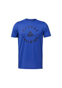 Reebok, Herren T-Shirt, Royalblau / Schwarz