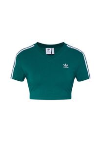 adidas originals, Damen Shirt, Dunkelgr&uuml;n / Wei&szlig;