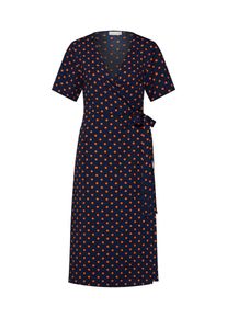 Vila, Damen Kleid, Navy / Orange