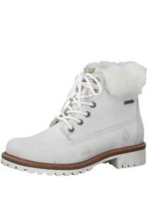 Tamaris, Damen Schnürstiefelette, Hellgrau