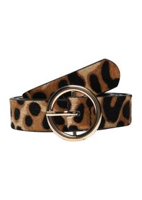 Pieces, Damen G&uuml;rtel 'SYLVI', Cognac / Schwarz