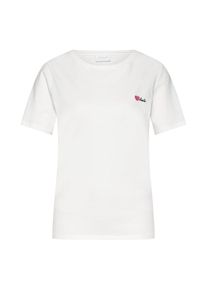Vila, Damen Shirt 'HEARTBEAT', Wei&szlig;