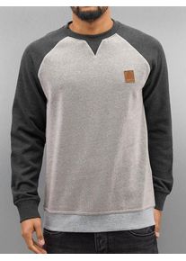 Just Rhyse, Herren Pullover 'Mr. Raglan', Grau