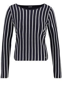 Taifun, Damen Pullover, Nachtblau / Wei&szlig;