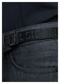 H.I.S. HIS JEANS, Herren Black Belt, Schwarz