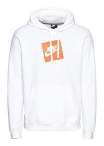 Nike Sportswear, Herren Sweatshirt 'M NSW HBR HOODIE PO FLC NIKE', Orange / Weiß