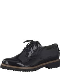 Marco Tozzi, Damen Schn&uuml;rschuh, Schwarz