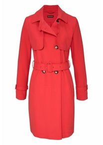 Bruno Banani, Damen Trenchcoat, Rot