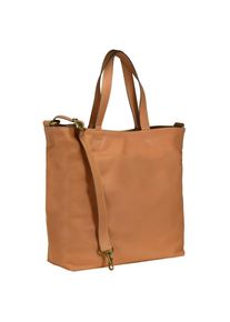 Bree, Damen Stockholm 34 Shopper Tasche Leder 38 cm, Chamois