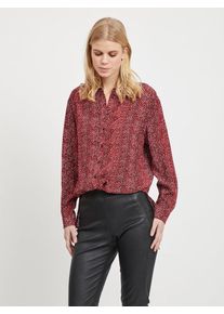 Object, Damen Hemd, Rot / Schwarz / Weiß