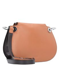 Bree, Damen 'Cordoba 6' Umhängetasche Leder 22 cm, Cognac / Schwarz