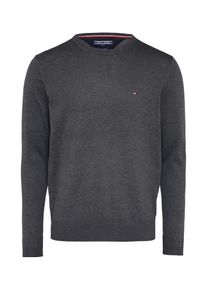 Tommy Hilfiger, Herren Pullover 'Silk', Dunkelgrau