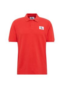 Calvin Klein Jeans, Herren Poloshirt, Rot