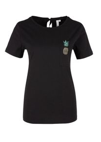 Q/S Designed By, Damen Jerseyshirt, Gelb / Grün / Schwarz