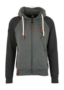 Naketano, Herren Sweatjacke, Anthrazit / Oliv