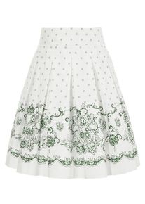 Love Nature, Damen Rock, Grün / Weiß