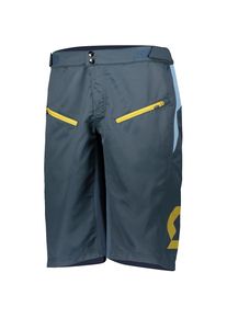 Scott, Herren Fahrradshorts 'Trail Vertic', Taubenblau / Hellblau / Gelb