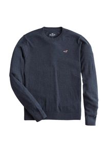 Hollister, Herren Pullover 'CORE CREW', Navy