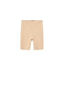 Violeta by Mango, Damen Leggings 'Shape', Nude