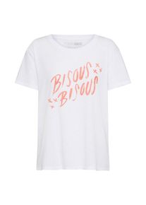 Amuse Society, Damen T-Shirt 'OUI&rsquo; OUI&rsquo;', Hellrot / Wei&szlig;