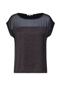 ABOUT YOU, Damen T Shirt 'Luise', Dunkelgelb / Schwarz