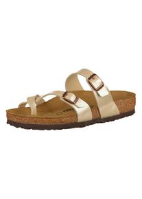 Birkenstock, Damen Pantoletten 'Mayari', Beige / Braun