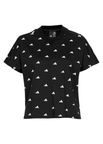 adidas Performance, Damen T-Shirt, Schwarz / Weiß