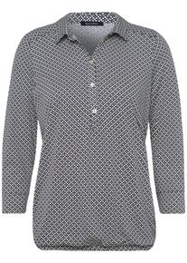 Marc O'Polo Marc O'Polo, Damen Blusenshirt, Schwarz / Wei&szlig;