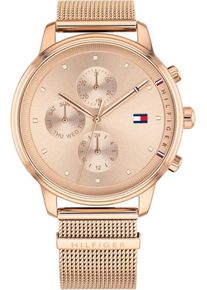 Tommy Hilfiger, Damen Multifunktionsuhr, Rosegold