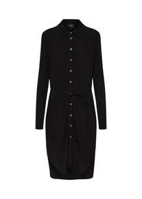Object, Damen Kleider 'BAY L/S SHIRT DRESS NOOS', Schwarz