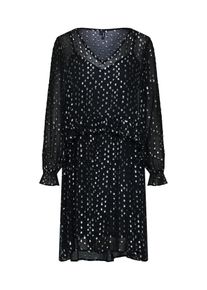 Véro Moda VERO MODA, Damen Kleid 'Ellis', Schwarz / Silber
