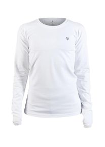 MOROTAI, Damen Langarmshirt 'Basic', Weiß