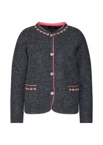 Zwillingsherz, Damen Jacke, Anthrazit / Pink