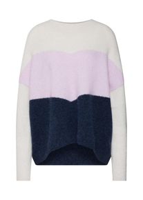 Just Female, Damen Pullover 'Herle', Navy / Lila / Weiß