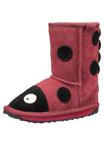 Emu AUSTRALIA, M&auml;dchen Winterstiefel, Rot / Schwarz