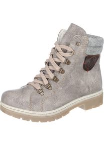 Rieker, Damen Stiefeletten, Braun / Grau