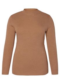 JUNAROSE, Damen Pullover, Hellbraun