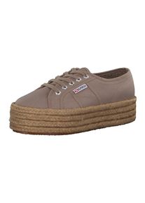 Superga, Damen Sneaker '2790 - COTROPEW' mit Jute-Plateau, Braun