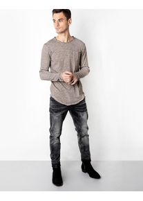 tigha, Herren Longsleeve 'Chibs P.', Hellbraun