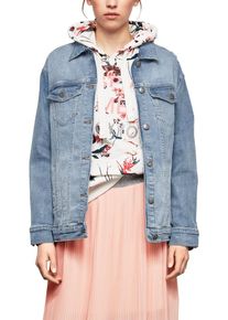 Q/S Designed By, Damen Denimjacke im Oversize-Style, Blue Denim