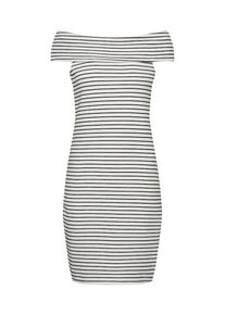Vila, Damen Kleid 'VICONE', Schwarz / Weiß