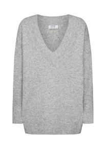 Love & Divine Love & Divine, Damen Pullover 'Love275', Graumeliert
