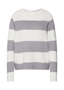 Véro Moda VERO MODA, Damen Pullover 'SETHE', Grau / Weiß